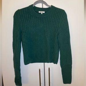NBW Madewell Forrest Green Cropped Sweater